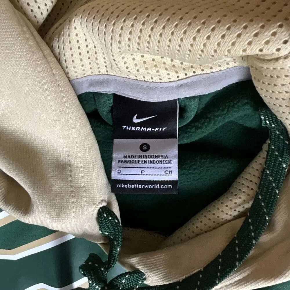 Vintage Nike Center Check Swoosh South Florida Bulls Hoodie Sweatshirt Small